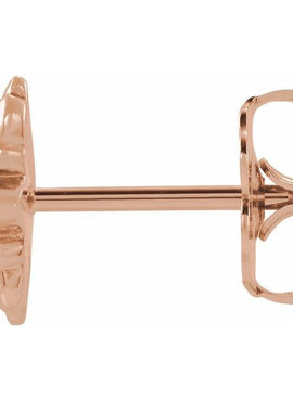 14K Yellow Gold Bee Single Earring