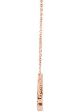 14K Rose Gold Love 16