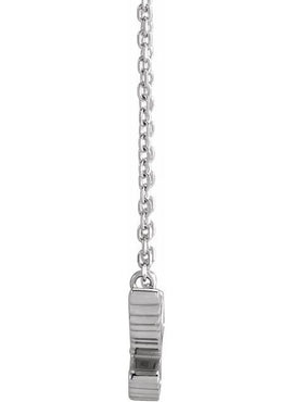 14K White Gold .05 CTW Natural Diamond Petite Holy Spirit 16