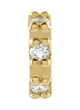 14K Yellow Gold .04 CTW Natural Diamond Earrings