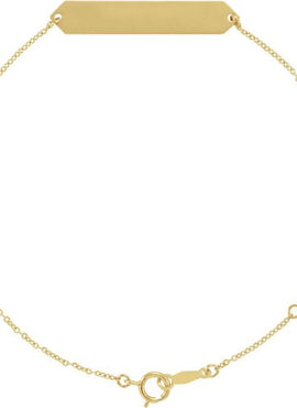 14K White Gold Geometric 7-8