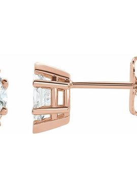 Platinum 1/2 CTW Natural Diamond Earrings