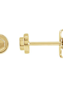 Platinum Bolt Earrings