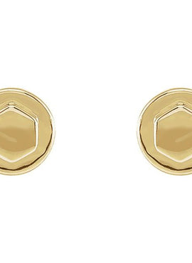 Platinum Bolt Earrings
