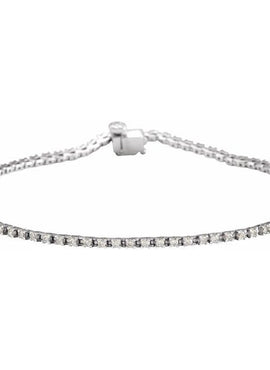 14K Yellow Gold 1 CTW Natural Diamond Line 7 1/4