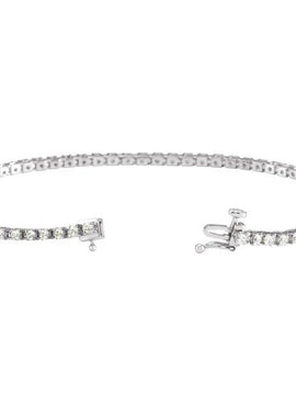 14K Yellow Gold 1 CTW Natural Diamond Line 7 1/4