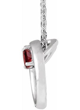 14K White Gold 1/10 CT Natural Diamond Circle 16-18