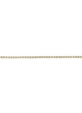 14K Yellow Gold 1 CTW Natural Diamond Line 7 1/4