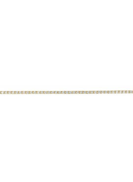 14K Yellow Gold 1 CTW Natural Diamond Line 7 1/4