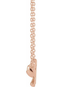 14K Yellow Gold Bow 16