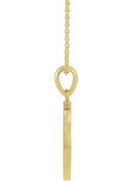 Platinum Orthodox IC XC NIKA Medallion Pendant
