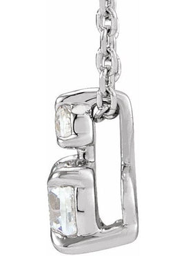 14K Yellow Gold 1/4 CTW Lab-Grown Diamond Claw-Prong 16-18