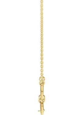 14K Rose Gold 5-Disc Engravable Family Disc 18