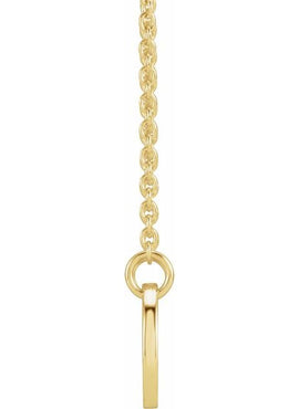 14K White Gold Mother & Daughter Stick Figure Family 18
