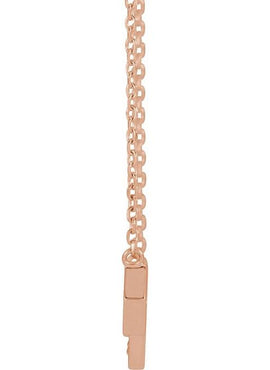 14K Yellow Gold .04 CTW Natural Diamond Honeycomb 16