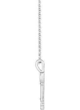 14K Yellow Gold 20x6.5 mm Key Pendant