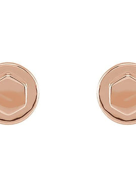 Platinum Bolt Earrings
