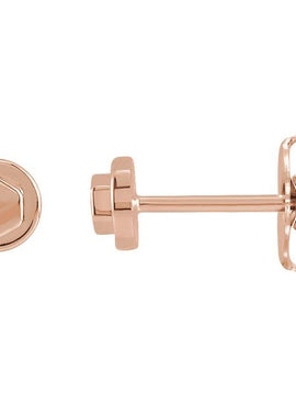 Platinum Bolt Earrings