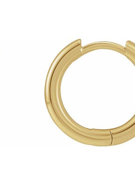 14K Rose Gold Hinged 29 mm Hoop Earrings