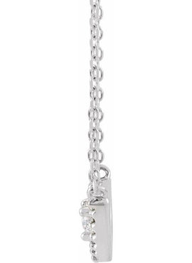 Sterling Silver 3 mm Round 1/6 CTW Natural Diamond 16