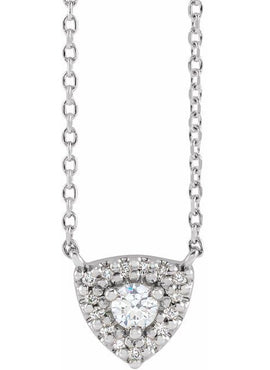 Sterling Silver 3 mm Round 1/6 CTW Natural Diamond 16