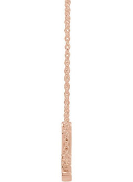 14K White Gold Believe 16