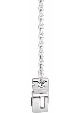 Sterling Silver Natural Emerald Pendant