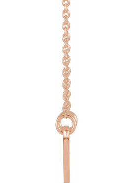 14K White Gold Mother & Daughter Stick Figure Family 18