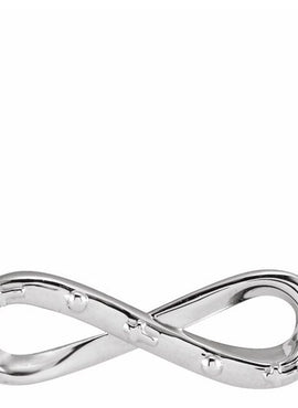 14K Rose Gold Infinity Rosary 18