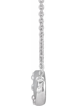 14K Rose Gold Infinity Rosary 18