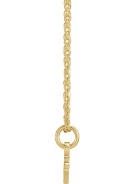 14K Rose Gold Crown 16-18