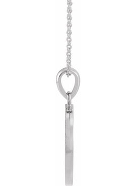 Platinum Orthodox IC XC NIKA Medallion Pendant