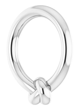 14K Rose Gold 11.46x10.1 mm Circle Knot Pendant