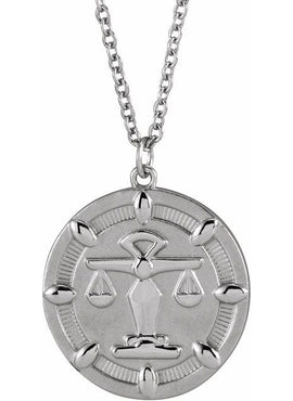 14K Yellow Gold Scales of Justice 16-18