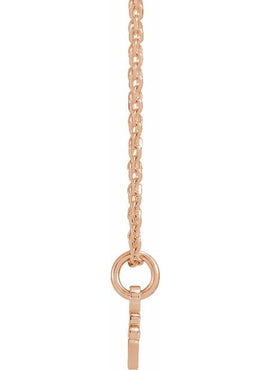 14K Rose Gold Crown 16-18