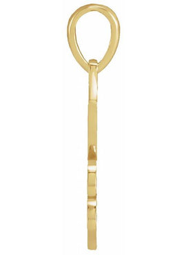 14K White Gold Petite Lotus 16-18