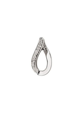 14K White Gold 1/5 CTW Natural Diamond Pendant