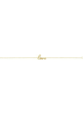 14K Yellow Gold Love 6 1/2-7 1/2