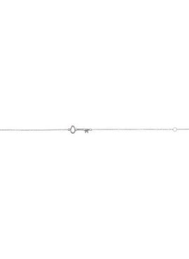 Platinum Petite Key 6 1/2-7 1/2