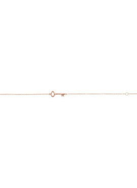 Platinum Petite Key 6 1/2-7 1/2