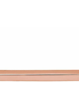 14K White Gold Geometric Bar 16