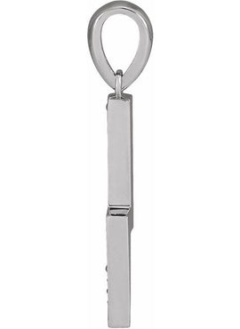 14K Rose Gold .08 CTW Natural Diamond Lightning Bolt 16-18
