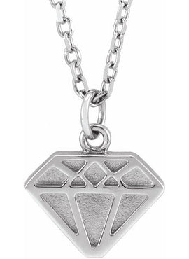 Platinum Tiny Diamond 16-18
