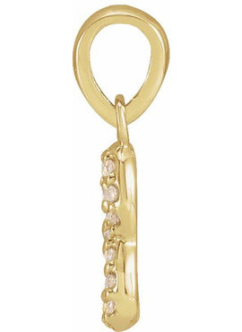 Platinum .03 CTW Natural Diamond Petite Infinity 16-18