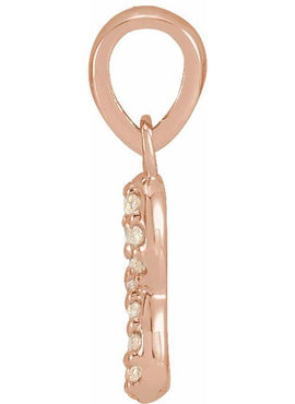 Platinum .03 CTW Natural Diamond Petite Infinity 16-18