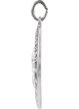 Sterling Silver 25 mm St. Christopher Medal