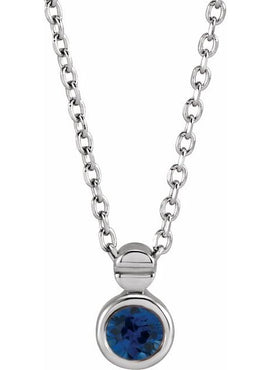 Sterling Silver Natural Emerald Pendant