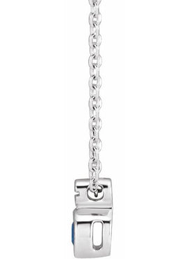 Sterling Silver Natural Emerald Pendant