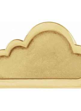 14K Rose Gold Tiny Cloud Right Earring