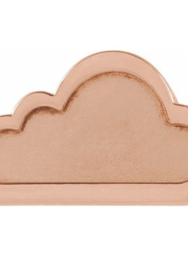 14K Rose Gold Tiny Cloud Right Earring